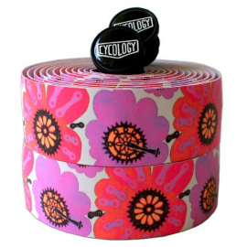 Cycology Pedal Flower Pink Cycling Handlebar Tape Pink One Size