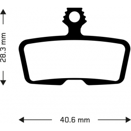 Sintered disc brake pads for Avid Code
