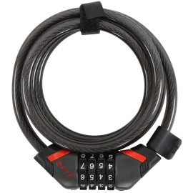 Clink Combo Coil Cable Lock 1800 x 10mm