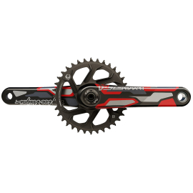 CRANK DESCENDANT COLAB TROY LEE DESIGNS EAGLE DOWNHILL DUB73 12S WITH DIRECT MOUNT 32T XSYNC 2 CHAINRING  165MM