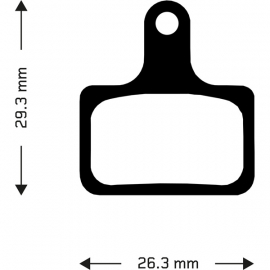 Organic disc brake pads for Shimano flat mount - GRX/Ultegra/Dura Ace