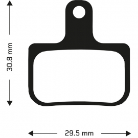 Organic disc brake pads for Sram DB1 and DB3 callipers