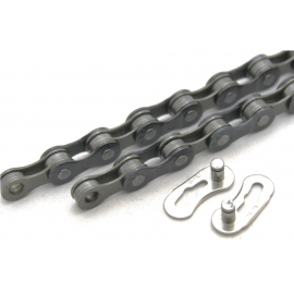 CLARKS MTBROAD 57 SPEED CHAIN 12X332 X116 QUICK RELEASE LINKS FITS VARIOUS  HYBRID DERAILLEUR SYSTEMS  57 SPEED
