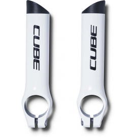 Cube Bar Ends HPA White
