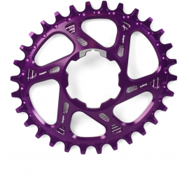 HOPE OVAL SPIDERLESS RETAINER RING - 30T - PURPLE