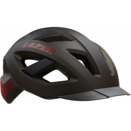 Cameleon Helmet, Matte Black/Red, Large