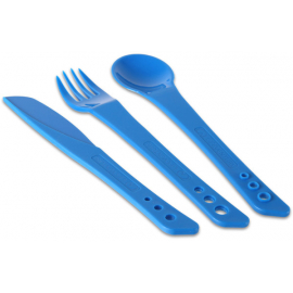 Ellipse Knife, Fork & Spoon Set - Blue