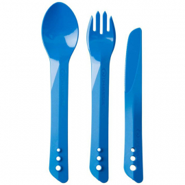 Ellipse Knife, Fork & Spoon Set - Blue