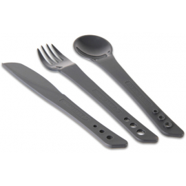 Ellipse Knife, Fork & Spoon Set - Graphite