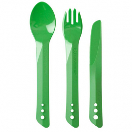Ellipse Knife, Fork & Spoon Set - Green