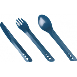 Ellipse Knife, Fork & Spoon Set - Navy Blue