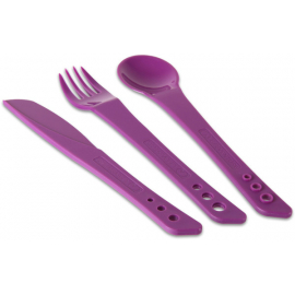 Ellipse Knife, Fork & Spoon Set - Purple