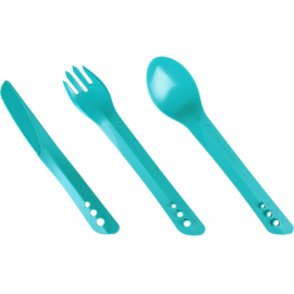 Ellipse Knife, Fork & Spoon Set - Teal