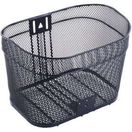 Aalborg mesh metal basket with dropped rear for cable clearance