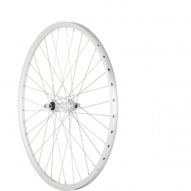 MTB Front Wheel Nutted silver 26 inch
