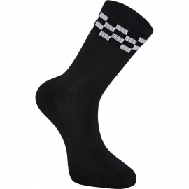 Alpine MTB sock, black / white check small 36-39