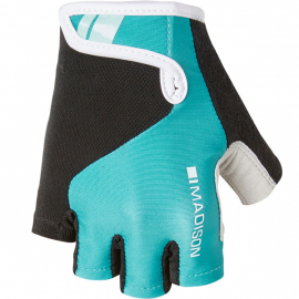 Keirin women's mitts, peacock blue X-small