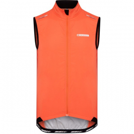 Sportive men's windproof gilet, chilli red small