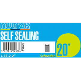 20 x 1.75 - 2.125 inch Schrader - self-sealing inner tube