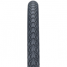 27.5 x 1.75 inch Mileater tyre with puncture breaker and reflective, black
