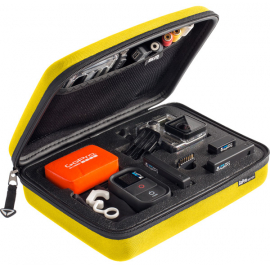 POV Storage Case for Action camera cameras and accessories - yellow